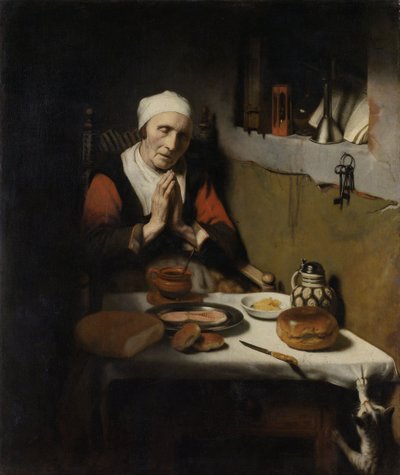 Old Woman Saying Grace, known as 